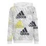 Sweat à capuche unisex Adidas Brand Love Blanc de Adidas, Garçon - Réf : S6486620, Prix : 33,63 €, Remise : %