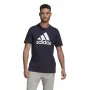 Men’s Short Sleeve T-Shirt Essentials Big Logo Adidas Legend Ink Blue by Adidas, Men - Ref: S6486718, Price: 18,45 €, Discoun...