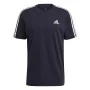 Men’s Short Sleeve T-Shirt Essentials 3 bandas Adidas Legend Ink Blue Dark blue by Adidas, Men - Ref: S6486719, Price: 23,38 ...