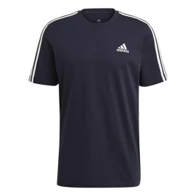 T-shirt à manches courtes homme Essentials 3 bandas Adidas Legend Ink Bleu Bleu foncé de Adidas, Homme - Réf : S6486719, Prix...