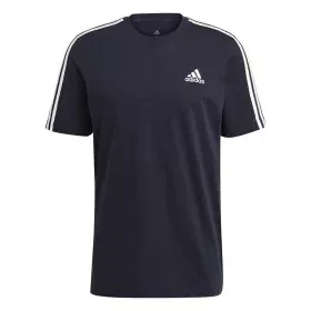 Herren Kurzarm-T-Shirt Essentials 3 bandas Adidas Legend Ink Blau Dunkelblau von Adidas, Herren - Ref: S6486719, Preis: 23,38...