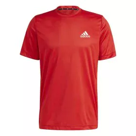 Men’s Short Sleeve T-Shirt Aeroready Designed To Move Adidas Designed To Move Red by Adidas, Men - Ref: S6486720, Price: 20,2...