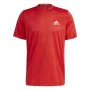 Camisola de Manga Curta Homem Aeroready Designed To Move Adidas Designed To Move Vermelho de Adidas, Homem - Ref: S6486720, P...