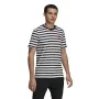 T-shirt à manches courtes homme Essentials Stripey Adidas Embroidered Logo Noir de Adidas, Homme - Réf : S6486722, Prix : 26,...