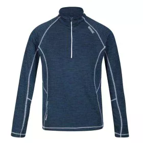 Maglia a Maniche Lunghe Uomo Regatta Yonder Half-Zip Blu scuro di Regatta, Uomo - Rif: S6486741, Prezzo: 19,51 €, Sconto: %