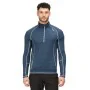 Maglia a Maniche Lunghe Uomo Regatta Yonder Half-Zip Blu scuro di Regatta, Uomo - Rif: S6486741, Prezzo: 19,51 €, Sconto: %