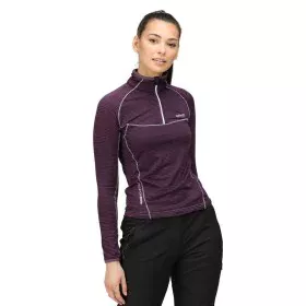 Maglia a maniche lunghe da donna Regatta Yonder Half-Zip Porpora di Regatta, Donna - Rif: S6486744, Prezzo: 14,69 €, Sconto: %