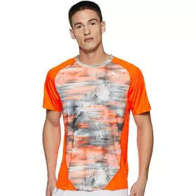 Camiseta de Manga Corta Hombre Graphic Tee Shocking Puma Graphic Tee Shocking Naranja de Puma, Hombre - Ref: S6486760, Precio...