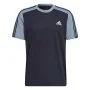 Camisola de Manga Curta Homem Adidas Essentials Mélange Azul escuro de Adidas, Homem - Ref: S6486762, Preço: 23,38 €, Descont...