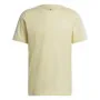 Men’s Short Sleeve T-Shirt Adidas Essentials 3 Bandas Yellow by Adidas, Men - Ref: S6486778, Price: 23,24 €, Discount: %