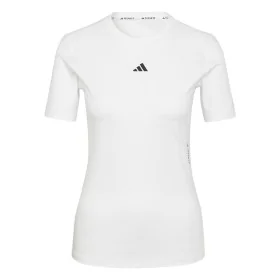 Maglia a Maniche Corte Donna Adidas Techfit Training Bianco di Adidas, Donna - Rif: S6486791, Prezzo: 27,39 €, Sconto: %