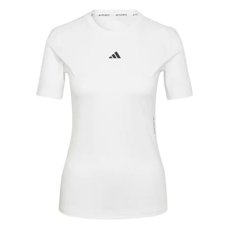 Camisola de Manga Curta Mulher Adidas Techfit Training Branco de Adidas, Mulher - Ref: S6486791, Preço: 27,39 €, Desconto: %