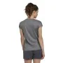 Camisola de Manga Curta Mulher Adidas Cinzento escuro de Adidas, Mulher - Ref: S6486795, Preço: 28,99 €, Desconto: %