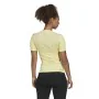 Maglia a Maniche Corte Donna Adidas Techfit Training Giallo di Adidas, Donna - Rif: S6486796, Prezzo: 27,56 €, Sconto: %