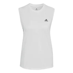 T-Shirt para Mulher sem Mangas Adidas Muscle Run Icons Branco de Adidas, Mulher - Ref: S6486800, Preço: 30,06 €, Desconto: %