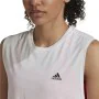 Women's Sleeveless T-shirt Adidas Muscle Run Icons White by Adidas, Women - Ref: S6486800, Price: 30,06 €, Discount: %