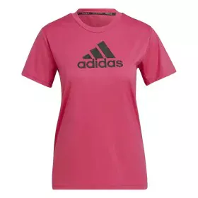 Camiseta de Manga Corta Mujer Adidas Designed 2 Move Logo Fucsia de Adidas, Mujer - Ref: S6486803, Precio: 23,38 €, Descuento: %