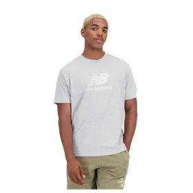 Camisola de Manga Curta Homem New Balance Essentials Cinzento de New Balance, Homem - Ref: S6487745, Preço: 24,91 €, Desconto: %