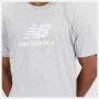 Camiseta de Manga Corta Hombre New Balance Essentials Gris de New Balance, Hombre - Ref: S6487745, Precio: 24,91 €, Descuento: %