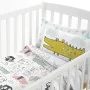 Duvet cover set HappyFriday Moshi Moshi Best Buddies Multicolour Baby Crib 2 Pieces by HappyFriday, Quilts and quilt covers -...