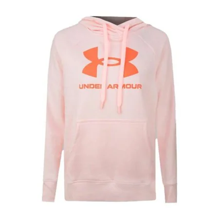 Polar com Capuz Mulher Under Armour Rival Fleece Cor de Rosa de Under Armour, Mulher - Ref: S6488180, Preço: 41,22 €, Descont...