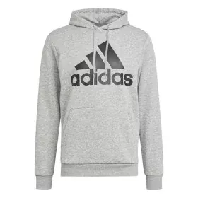 Felpa con Cappuccio Uomo Adidas Essentials Fleece Big Logo Grigio di Adidas, Uomo - Rif: S6488181, Prezzo: 42,60 €, Sconto: %