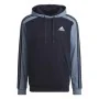 Men’s Hoodie Adidas Mélange French Terry Dark blue by Adidas, Men - Ref: S6488208, Price: 52,08 €, Discount: %