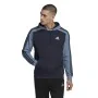 Sudadera con Capucha Hombre Adidas Mélange French Terry Azul oscuro de Adidas, Hombre - Ref: S6488208, Precio: 52,08 €, Descu...