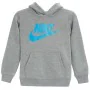 Children’s Sweatshirt without Hood Nike Metallic HBR Gifting Grey by Nike, Boys - Ref: S6488452, Price: 34,73 €, Discount: %