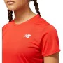 Camisola de Manga Curta Mulher New Balance Accelerate Vermelho de New Balance, Mulher - Ref: S6488508, Preço: 24,91 €, Descon...