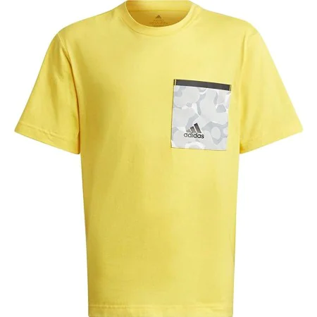 Child's Short Sleeve T-Shirt Adidas Future Pocket Yellow by Adidas, Boys - Ref: S6488509, Price: 21,97 €, Discount: %