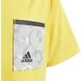 Maglia a Maniche Corte per Bambini Adidas Future Pocket Giallo di Adidas, Bambino - Rif: S6488509, Prezzo: 21,97 €, Sconto: %