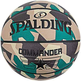 Ballon de basket Commander Poly Spalding 84589Z Marron Cuir Synthétique 7 de Spalding, Ballons - Réf : S6488658, Prix : 27,50...