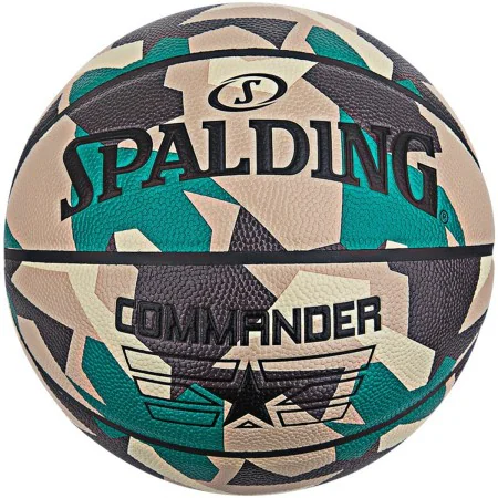 Ballon de basket Commander Poly Spalding 84589Z Marron Cuir Synthétique 7 de Spalding, Ballons - Réf : S6488658, Prix : 28,29...