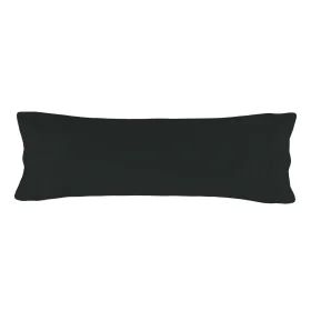 Pillowcase HappyFriday BASIC Black 45 x 155 cm by HappyFriday, Sheets and pillowcases - Ref: D1614369, Price: 11,56 €, Discou...