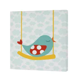 Canvas HappyFriday Mr Fox Little birds Multicolour 27 x 27 cm by HappyFriday, Prints on Canvas - Ref: D1614378, Price: 9,39 €...