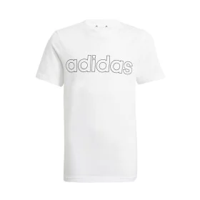 Kurzarm-T-Shirt für Kinder Adidas Essentials Weiß von Adidas, Junge - Ref: S6490832, Preis: 16,95 €, Rabatt: %