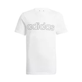 Kurzarm-T-Shirt für Kinder Adidas Essentials Weiß von Adidas, Junge - Ref: S6490832, Preis: 16,95 €, Rabatt: %