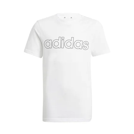 Camiseta de Manga Corta Infantil Adidas Essentials Blanco de Adidas, Niño - Ref: S6490832, Precio: 16,95 €, Descuento: %