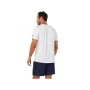 Camisola de Manga Curta Homem Asics Court Spiral Tee Branco de Asics, Homem - Ref: S6490852, Preço: 24,91 €, Desconto: %