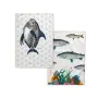 Panno da Cucina HappyFriday Fish Multicolore 70 x 50 cm (2 Unità) di HappyFriday, Strofinacci - Rif: D1614384, Prezzo: 11,30 ...