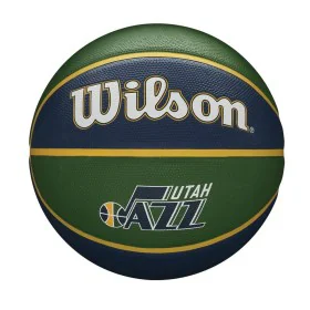 Ballon de basket Wilson NBA Team Tribute Utah Jazz Bleu de Wilson, Ballons - Réf : S6492350, Prix : 25,52 €, Remise : %