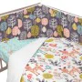 Cot protector HappyFriday Moshi moshi Woodland Multicolour 210 x 40 cm by HappyFriday, Bed accessories - Ref: D1614447, Price...