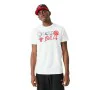 Camiseta de Manga Corta Hombre New Era NBA Infill Graphic Chicago Bulls Blanco de New Era, Hombre - Ref: S6492993, Precio: 35...