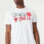 Camiseta de Manga Corta Hombre New Era NBA Infill Graphic Chicago Bulls Blanco de New Era, Hombre - Ref: S6492993, Precio: 35...