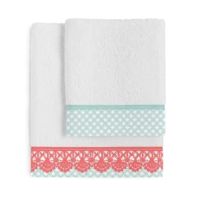 Towel set HappyFriday Chinoiserie Multicolour 2 Pieces by HappyFriday, Towels - Ref: D1614455, Price: 30,18 €, Discount: %