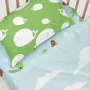 Conjunto de Lençóis HappyFriday Happynois Pirata Multicolor Berço de Bebé 2 Peças de HappyFriday, Roupa de cama para berços -...