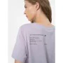 T-shirt à manches courtes femme 4F TSD025 de 4F, Femme - Réf : S6496165, Prix : 11,63 €, Remise : %