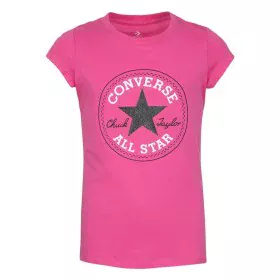 Camisola de Manga Curta Infantil Converse Timeless Cor de Rosa de Converse, Menina - Ref: S6496169, Preço: 19,35 €, Desconto: %