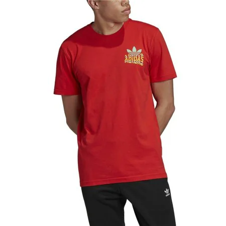 Camisola de Manga Curta Homem Adidas Multifade Vermelho de Adidas, Homem - Ref: S6496253, Preço: 23,38 €, Desconto: %